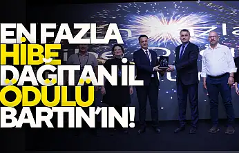 En Fazla Hibe Dağıtan İl Ödülü Bartın'ın!
