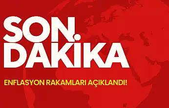 Enflasyon rakamları açıklandı!