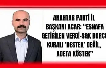 'Esnaf kepenk kapatmaya zorlanıyor'