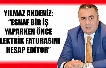 'Esnafa özel tariefe şart'