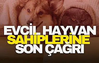 Evcil Hayvan Sahiplerine Son Çağrı