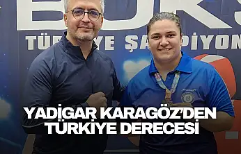 Genç Sporcu Yadigar Karagöz'den Türkiye Derecesi