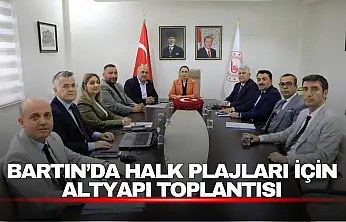 Halk Plajları Masada: Altyapı Çalışmaları Değerlendirildi