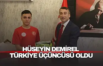 Hüseyin Demirel Türkiye Üçüncüsü Oldu