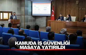 Kamuda iş sağlığı ve güvenliği toplantılarının 43'üncüsü Bartın'da yapıldı