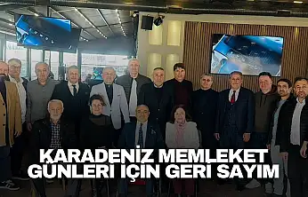 Karadeniz Memleket Günleri İçin Geri Sayım