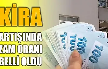 Kira zam oranı açıklandı