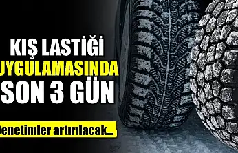 Kış lastiği için son günler