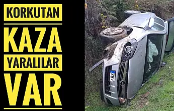 Korkutan kaza yaralılar var
