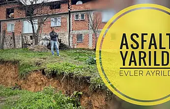 Köyde heyelan korkusu