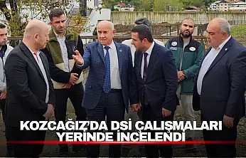 Kozcağız'da Ağu Deresi ve Menfez Çalışmaları Yerinde İncelendi