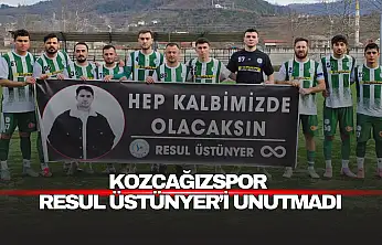 Kozcağızspor Resul Üstünyer'i Unutmadı