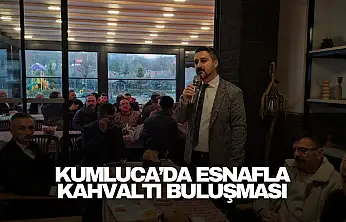 Kumluca'da Esnafla Kahvaltı Buluşması