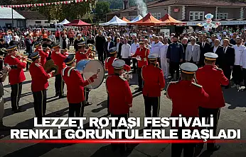 Lezzet Rotası Festivali Renkli Görüntülerle Başladı
