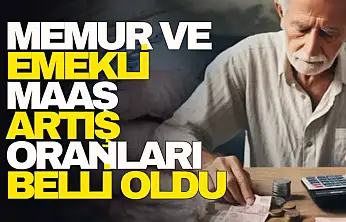 Memur ve emeklinin ocak zammı belli oldu