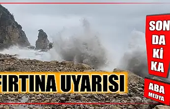 Meteorolojiden fırtına uyarısı