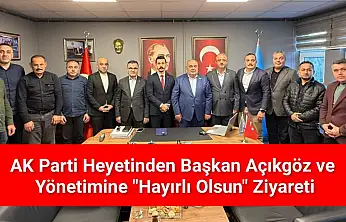 Milletvekili Aldatmaz'dan Başkan Açıkgöz'e Hayırlı Olsun Ziyareti