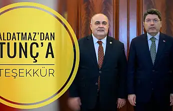 Milletvekili Aldatmaz'dan teşekkür