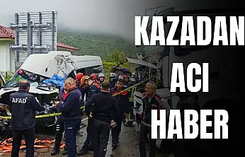 Minibüs şoförü hayatını kaybetti