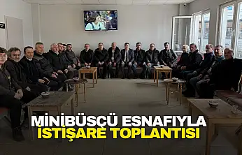 Minibüsçü Esnafıyla İstişare Toplantısı