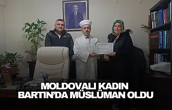 Moldovalı Kadın Bartın'da Müslüman Oldu