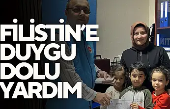 Öğrencilerden Filistin'e Duygu Dolu Yardım