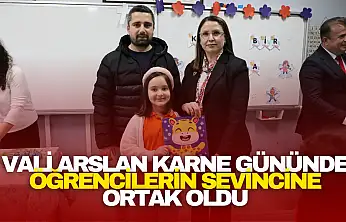 Öğrencilerin Sevincine Ortak Oldu