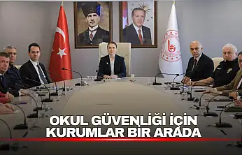 Okul Güvenliği İçin Kurumlar Bir Arada