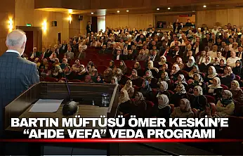 Ömer Keskin'e 'Ahde Vefa' Veda Programı