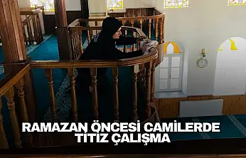 Ramazan Öncesi Camilerde Titiz Çalışma
