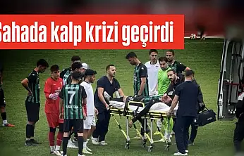Sahada kalp krizi geçirdi