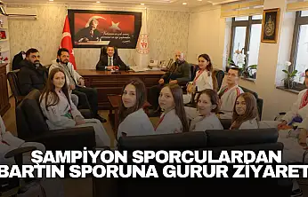 Şampiyon Sporculardan Gurur Ziyareti
