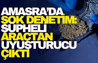 Şüpheli Araçtan Uyuşturucu Çıktı
