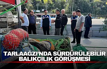 Tarlaağzı'nda Sürdürülebilir Balıkçılık Görüşmesi