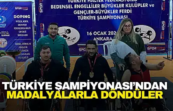 Türkiye Şampiyonası'ndan Madalyalarla Döndüler