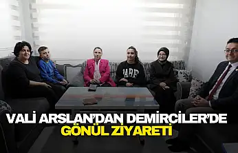 Vali Arslan'dan Demirciler'de Gönül Ziyareti