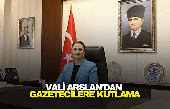 Vali Arslan'dan gazetecilere kutlama