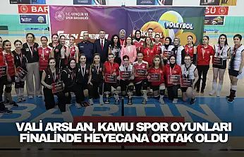Vali Arslan, Kamu Spor Oyunları Finalinde Heyecana Ortak Oldu