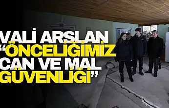 Vali Arslan Karla Mücadeleyi Sahada İnceledi