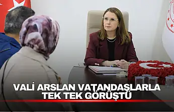 Vali Nurtaç Arslan Vatandaşların Taleplerini Dinledi