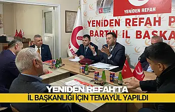 Yeniden Refah'ta İl Başkanlığı İçin Temayül Yapıldı