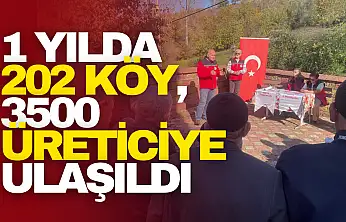 Yılda 202 Köy, 3500 Üreticiye Ulaşıldı