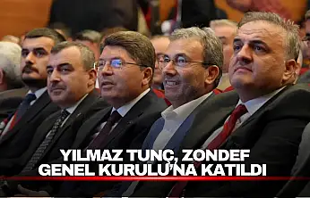 Yılmaz Tunç, ZONDEF Genel Kurulu'na Katıldı