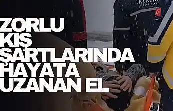 Zorlu Kış Şartlarında Hayata Uzanan El