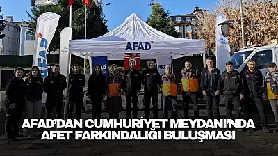 AFAD'dan Afet Farkındalığı Buluşması