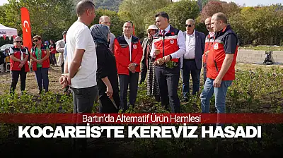 Alternatif Ürün Hamlesi: Kereviz Hasadı Yapıldı