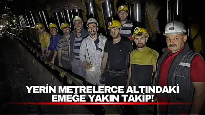 Amasra'da Madencinin Yanına İndiler