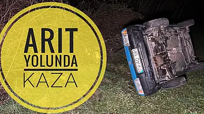 Arıt yolunda kaza