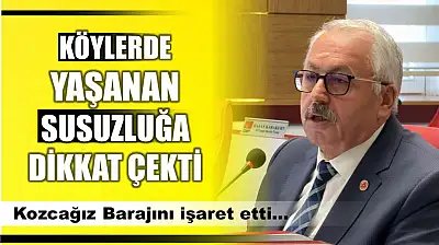Barajdan sahil kesimine su aktarmamız gerekiyor