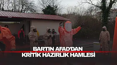 Bartın AFAD'dan Kritik Hazırlık Hamlesi